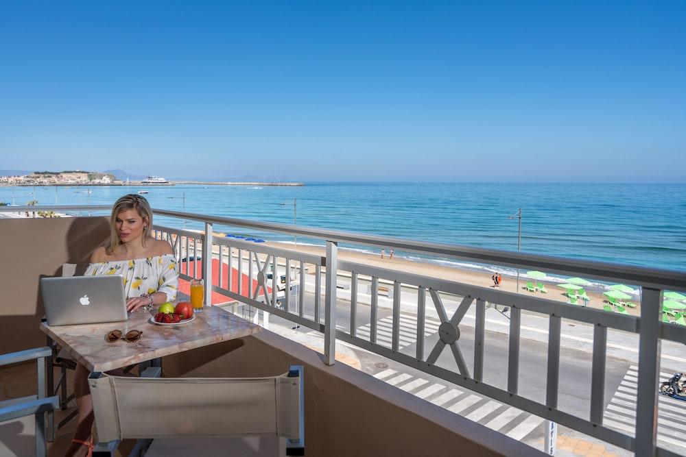 Batis Beach Hotel Rethymno Exterior foto