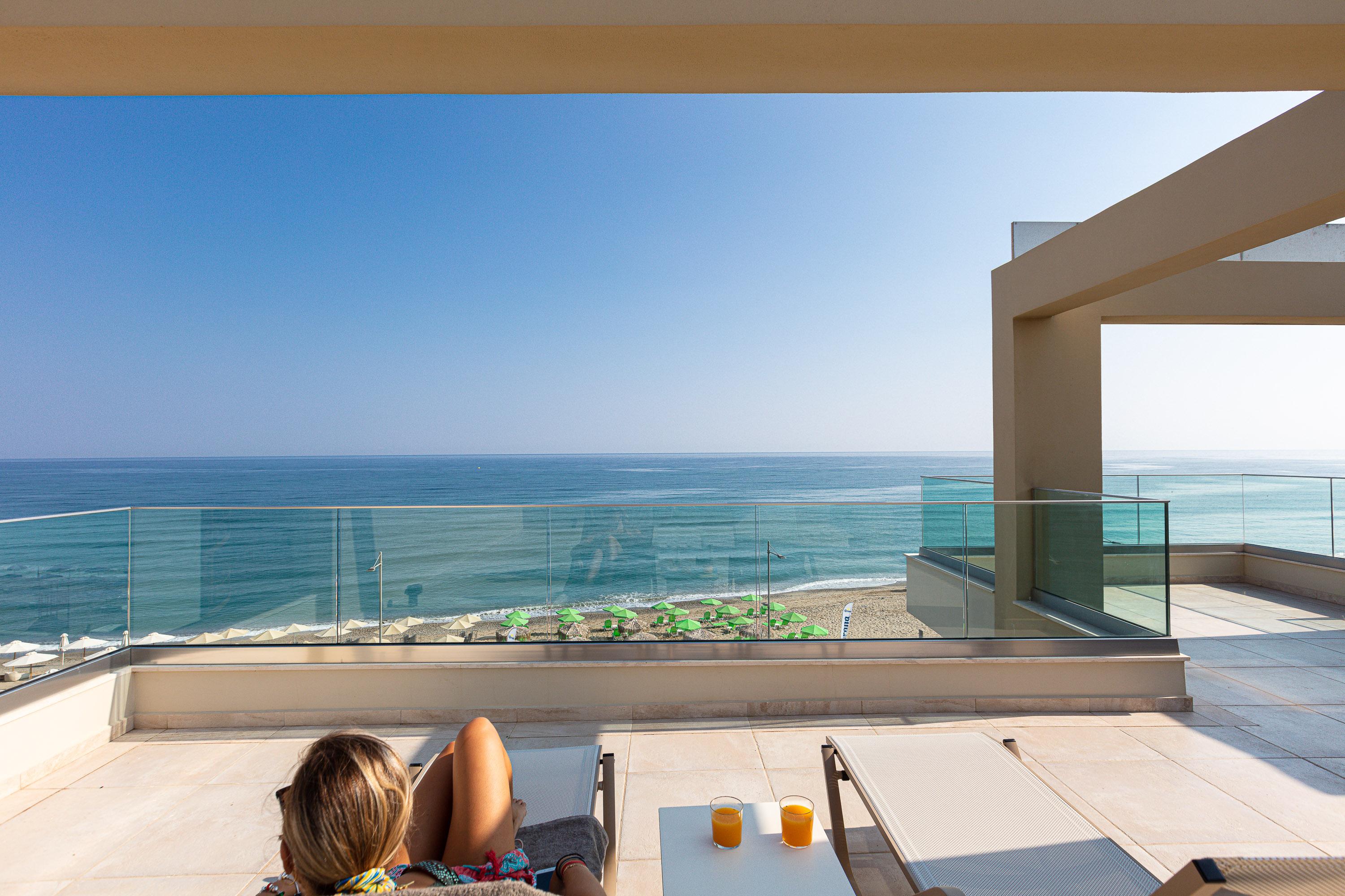 Batis Beach Hotel Rethymno Exterior foto