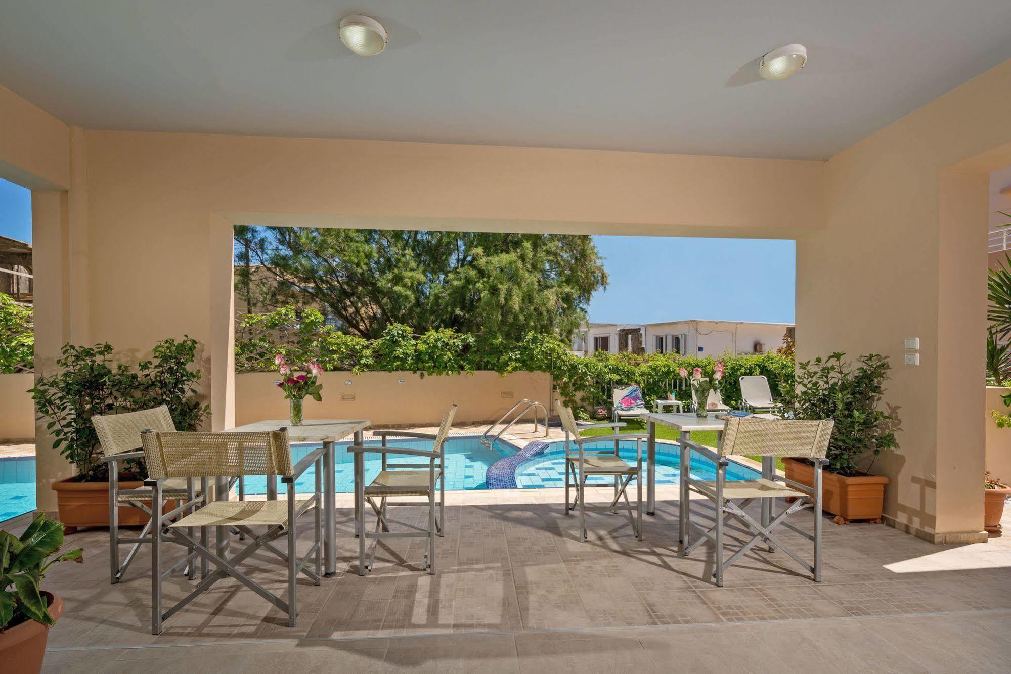 Batis Beach Hotel Rethymno Exterior foto